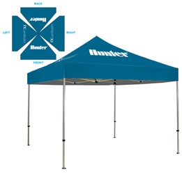 10 Hunter Full Color Co-Brand Canopy Tent 