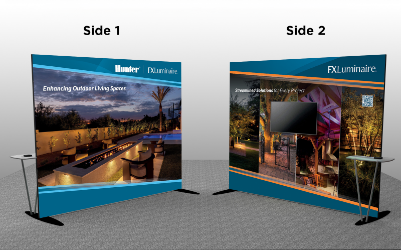 Co-Brand/FX Collections Fabric Tension for Monitor with Shelf 